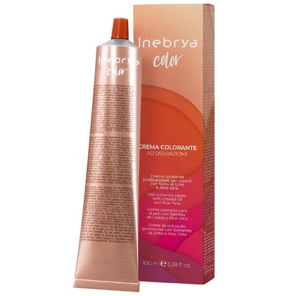 Cremă colorantă păr, Inebrya, 10.21 Blond platinat cipria, 100 ml