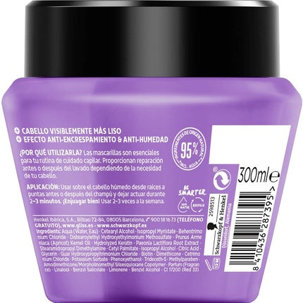 Mască de păr Gliss Asiatic Smooth, 300ml