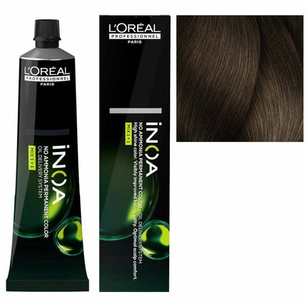 Vopsea de păr L'Oréal Professionnel Inoa 6.32 Dark Golden-Iridescent Blonde, 60 g
