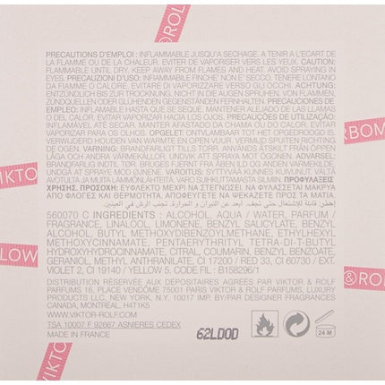 Eau De Toilette Viktor & Rolf Flowerbomb, Roz, 50ml