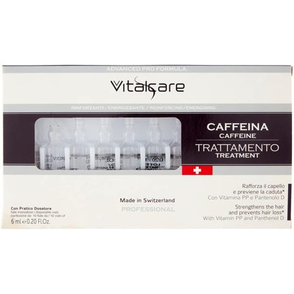 Vitalcare Swiss Caffeine Treatment, 10 Ampule de 6ml