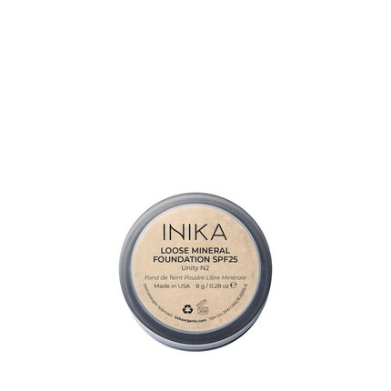 Fundație Minerală Organică INIKA - Unitatea N2, 8g, Culoare deschisă cu nuanțe neutre