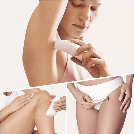 Epilator electric, Braun Silk-épil 5, alb și roz