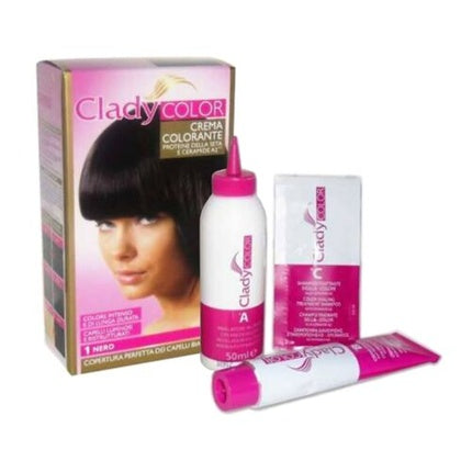 Vopsea de păr Clady Color Kit negru