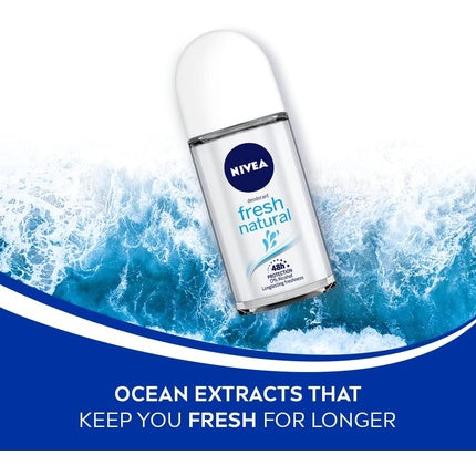 Deodorant roll-on, Nivea, Fresh Natural, 50ml