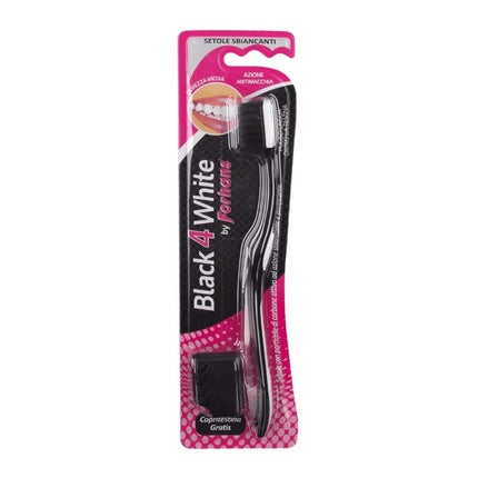 Periuță de dinți Forhans Black 4White cu carbon activat