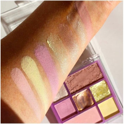 Paletă Farduri Tehnic Pressed Pigment Raspberry Ripple, culori vii (roz, mov, auriu)