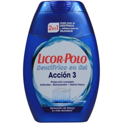 Dentifrică, Licor del Polo, Acțiune 3, 75ml, albastru