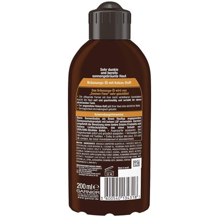 Ulei de bronzat Garnier Ambre Solaire Deep Tan, 200ml