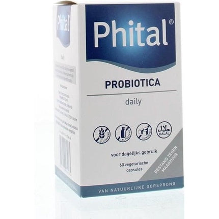 Probiotice, Phital, Daily, 60 capsule, vegetariene