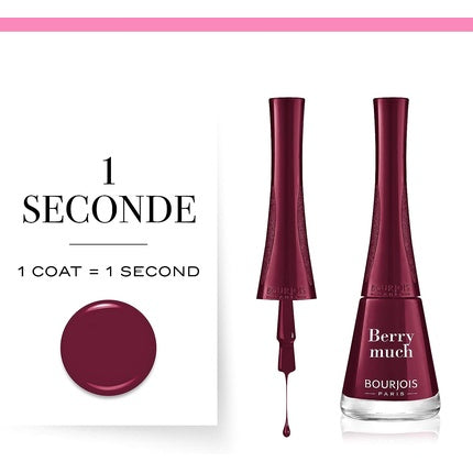Lac de unghii, Bourjois, Berry Much 9ml