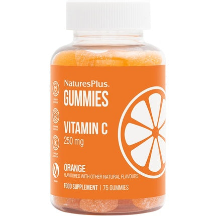 Gumii Vitamina C, Nature's Plus, Portocaliu, 270 g