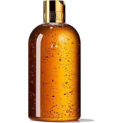 Gel de duș, Molton Brown, Mesmerising Oudh Accord & Gold, 300ml, auriu