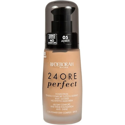 Fond de ten, Deborah, Perfect, 5 Amber, 30 ml