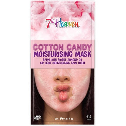 Masca facială hidratantă 7th Heaven Cotton Candy cu ulei de migdale dulci