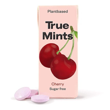 Gum On A Mission Mints - Cireșe | Lozenges pe bază de plante | Vegan și fără zahăr