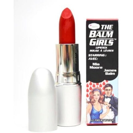 Bărbie, The Balm Girls Lipstick Mia Moore, cremos, roșu, 4 g