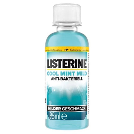 Listerine Cool Mint Mild, Antiseptic pentru gura si gat, 95ml