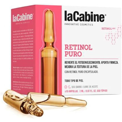 Set ampule anti-îmbătrânire, La Cabine, Pure Retinol 10x2ml