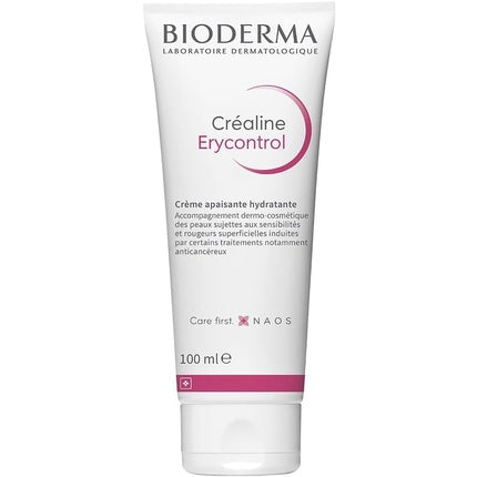 Crema de față Bioderma Crealine Erycontrol, alb cu detalii roz, 100 ml