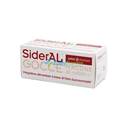Gută de fier, Junia Pharma, SiderAL Gocce, 30ml, alb