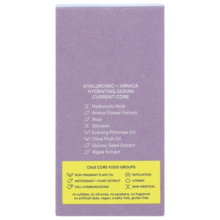 Ser hidratant, Current State, Hyaluronic + Arnica, mov/galben