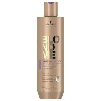 Șampon pentru păr blond, Schwarzkopf Blondme Cool Blonde Neutralizing, 300 ml