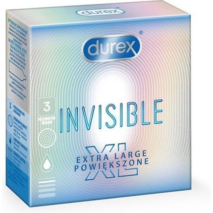 Prezervative Durex Invisible Extra Large, 3 bucati