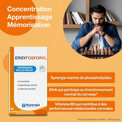 Supliment Vitamine Nutergia Ergyfosforyl 60 capsule