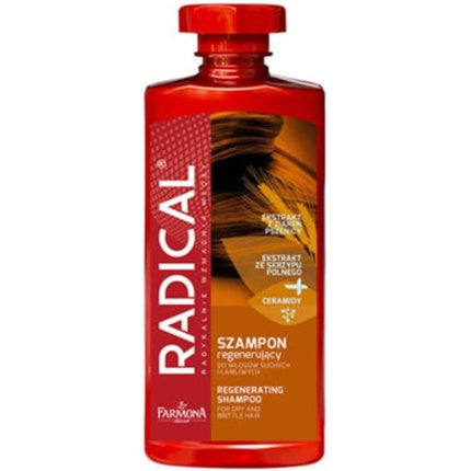 Șampon Regenerator Farmona Natural Radical pentru Păr Uscat și Fragil, 400ml