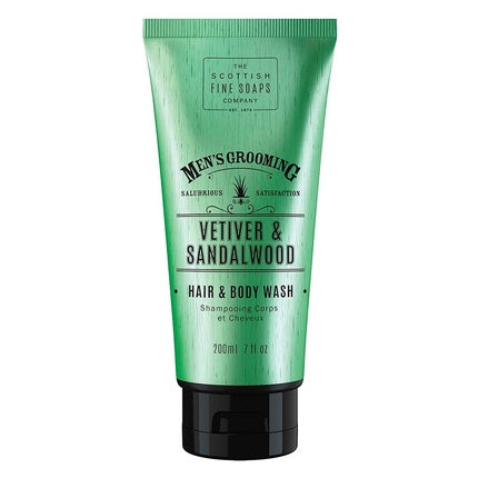 Gel de duș Scottish Fine Soaps, Vetiver & Santal, 200 ml