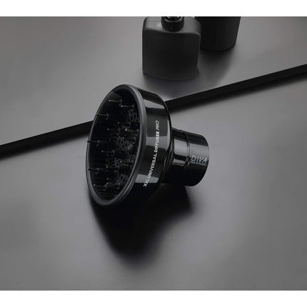 Difuzor Păr Diva Pro Styling PRO124, Negru, Sistem de Prindere Flexibil