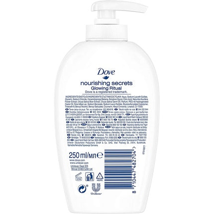 Săpun lichid, Dove, Lotus și Orez, 250ml