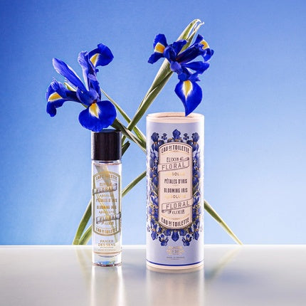 Parfum Panier Des Sens Blooming Iris 50ml, flacon cilindric, capac negru