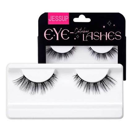 Jessup False Eyelashes Strip Lashes Fe101, negru