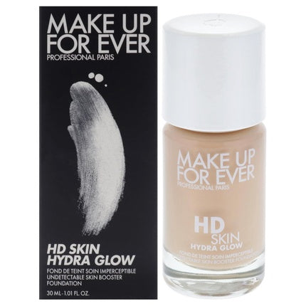 Fond de ten Make Up For Ever HD Skin Hydra Glow Warm Nude, 30 ml