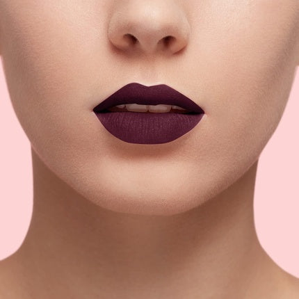 Ruj lichid mat, L'Oréal, Les Macarons, Blackcurrant Crush