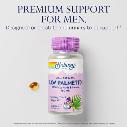 Extract Saw Palmetto, Solaray, 60 capsule, mov