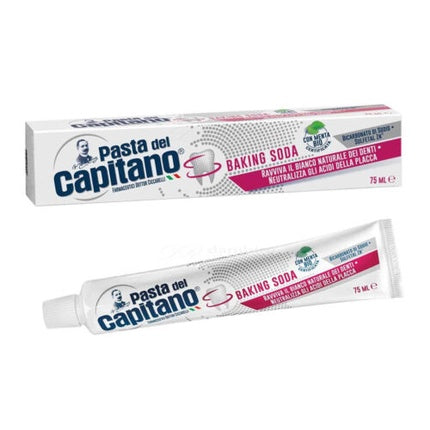 Pastă de dinți Pasta del Capitano cu Sifon de Pâine și Mentă Organică, 75ml