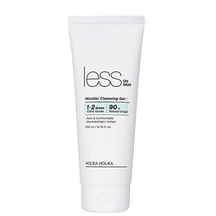 Gel de curățare facială, Holika Holika, Less On Skin, 204g