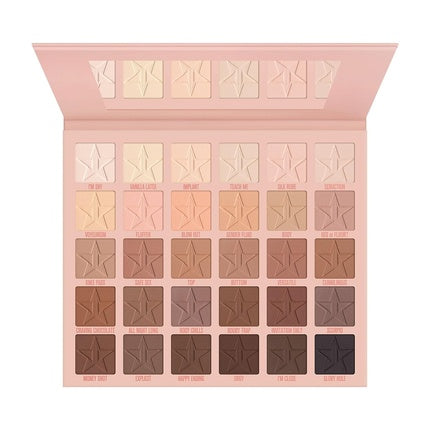 Paletă de Ochi Orgy, Jeffree Star Cosmetics, 35 culori, mat și sclipici