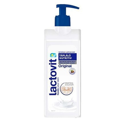 Lapte de corp, Lactovit, Lactourea Original, piele uscată, 400ml