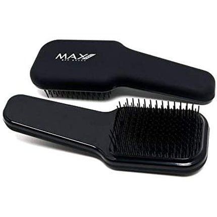 Max Pro BFF Black Hair Brush - Anti-Knot Detangling Wet Brush, Negru