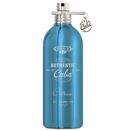 Perfumă Cuba Original Authentic Citrus Eau De Toilette Spray, 100ml, Albastru Metallic