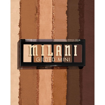 Paletă Farduri, Milani, Gilded Mini, tonuri mate și sidefate