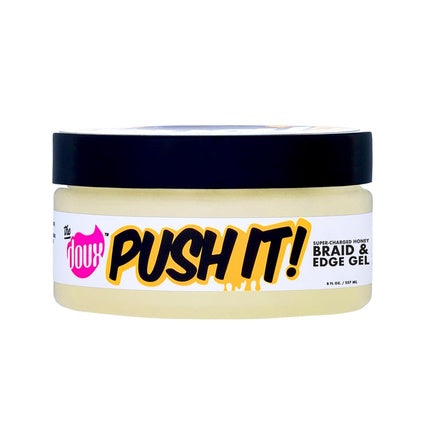 Gel de păr The Doux Push It! Braid & Edge Gel, 8.0 Fl Oz (236 ml), transparent