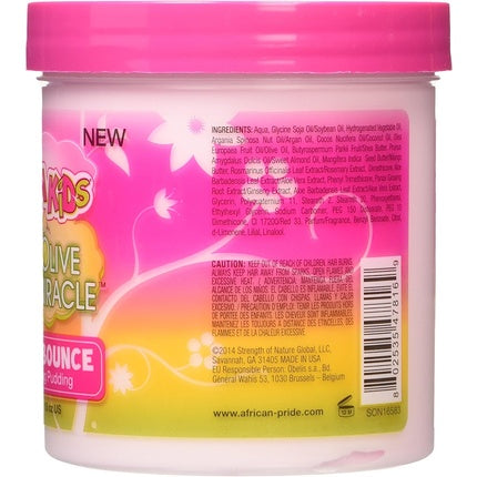 Cremă de păr pentru copii African Pride, Olive Miracle Quick Bounce, 425g