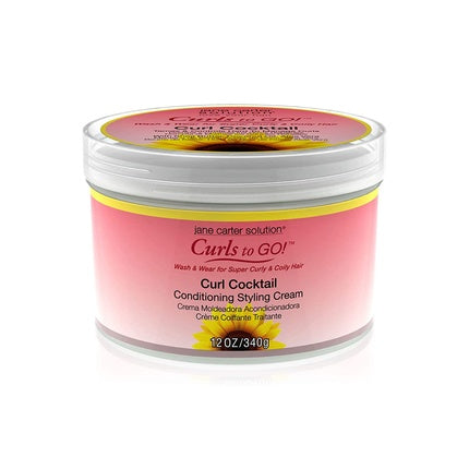 Cremă de coafare pentru bucle, Jane Carter Solution, Curls to Go Curl Cocktail, 12oz