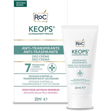 RoC Keops Deodorant Cremă Anti-transpirant, 30 ml