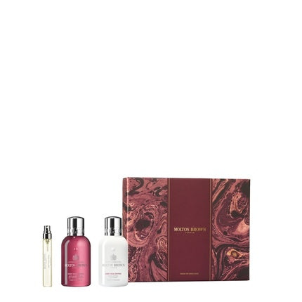 Set Cadou Molton Brown Pink Pepper, 3 bucăți, ambalaj roșu